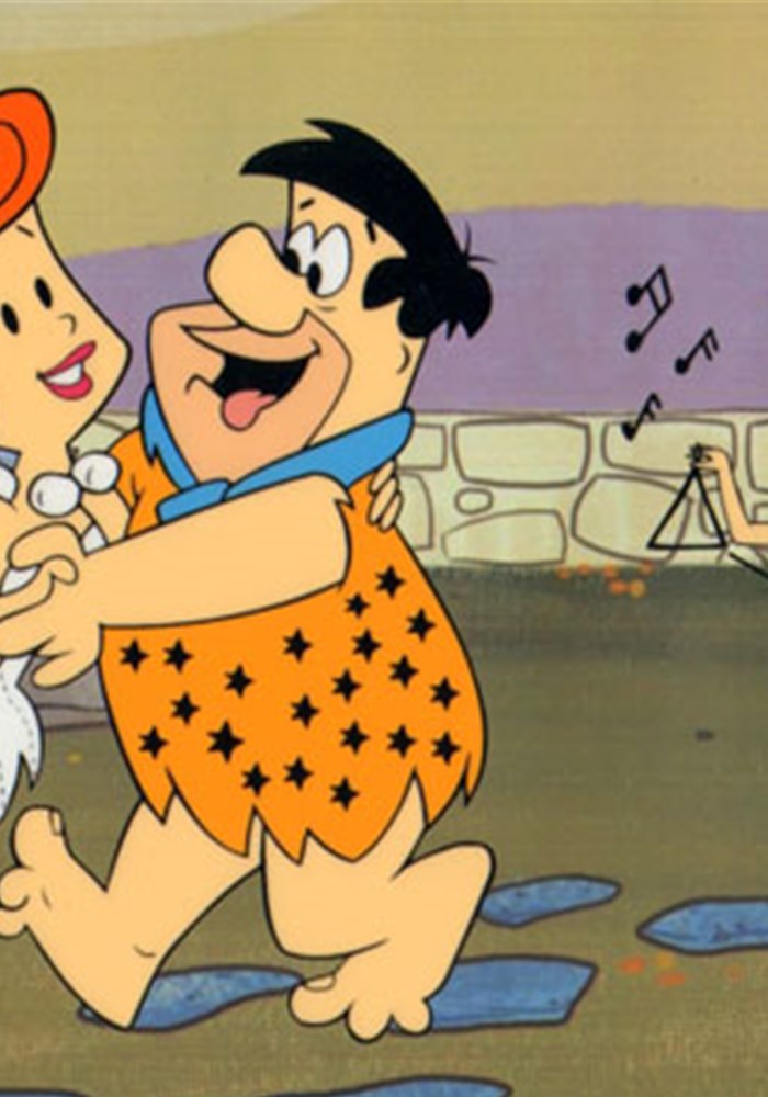 Fred deals flintstone laugh