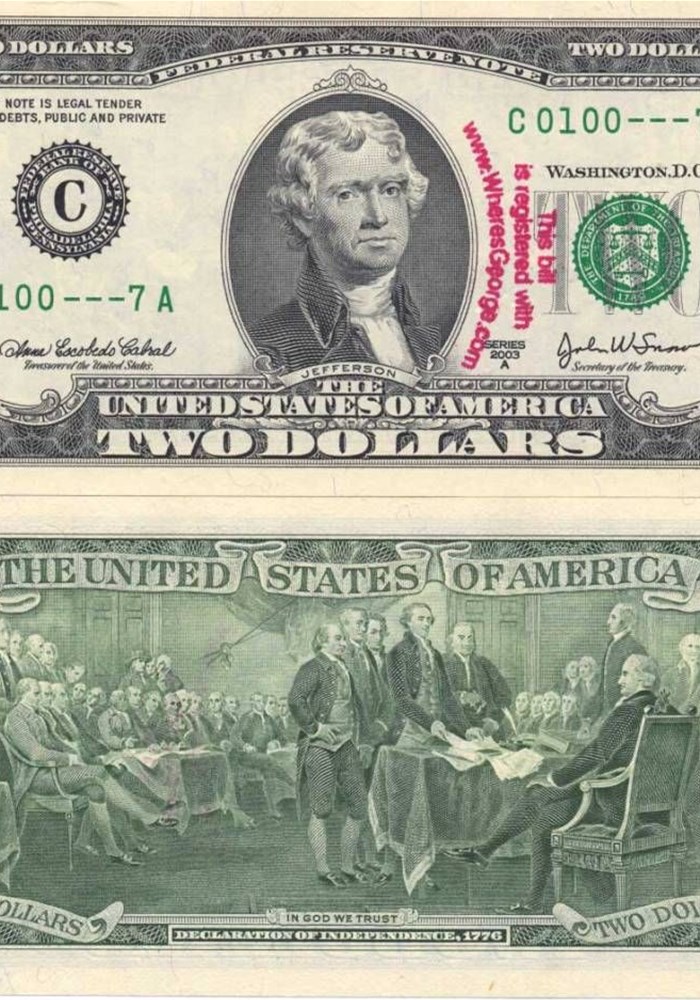 Двухдолларовая купюра. Изображение доллара. Американские деньги. Изображение доллара США. Доллар банкнота.