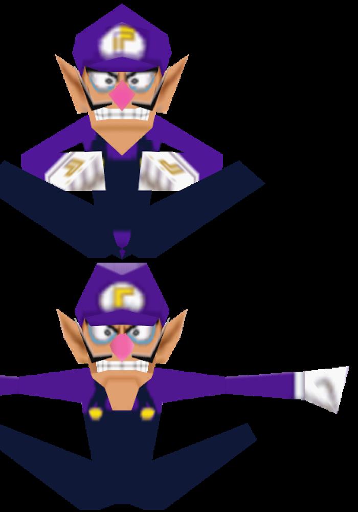 waluigi in super mario 64 ds