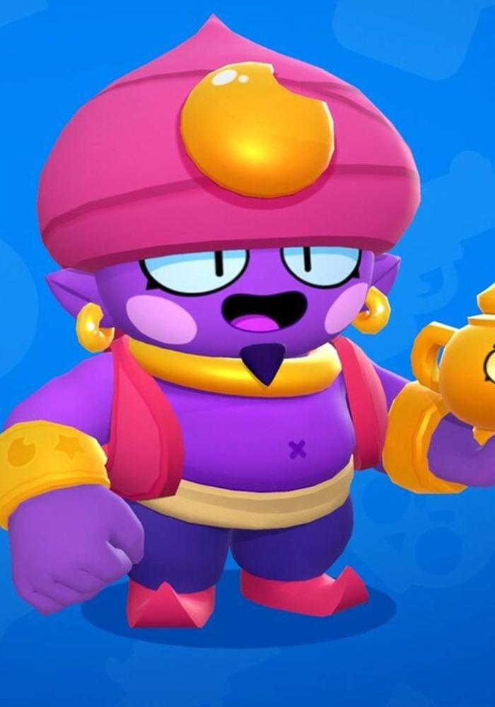 Картинка джина из brawl stars