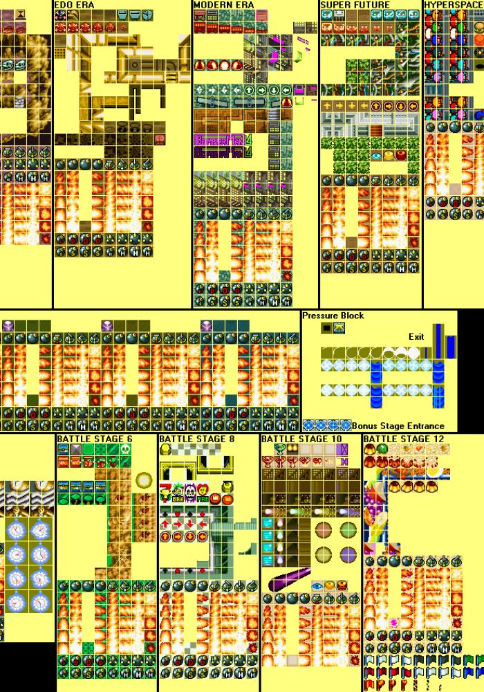 SNES - Super Bomberman 4 (JPN) - The Spriters Resource