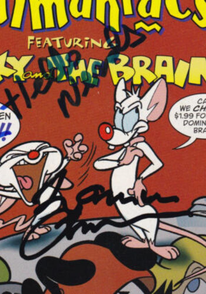 Where the voice for Brain from Pinky and the Brain came from - Trivia Happy