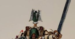 Detailed miniature knight with a sword and gun, showcasing intricate paintwork and design, perfect for "Going to Vraks 4.