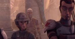 Clone troopers strategize in the aftermath of the battles in Star Wars: The Clone Wars Season 5, showcasing diverse characters.