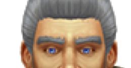 Khadgar from Warcraft II: Tides of Darkness, showcasing his distinct features and character design.