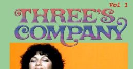 Cover art for "Three's Company - Season 2," showcasing the show's iconic trio in vibrant colors and playful poses.