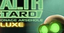 Stealth Bastard Deluxe logo featuring a character in green goggles, evoking tactical espionage and stealth gameplay.