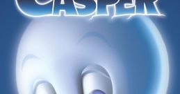 Casper the friendly ghost smiles warmly, capturing the charm of the 1995 film with whimsical animated brilliance.