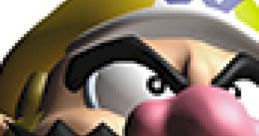 Wario's fierce expression in Mario Golf 64, showcasing his iconic style and competitive spirit on the golf course.