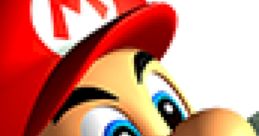 Mario's cheerful expression and iconic red cap from Mario Golf 64, celebrating classic gaming nostalgia and adventure.