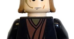 Lego Anakin Skywalker figure from the LEGO Star Wars series, featuring detailed design and iconic character elements.