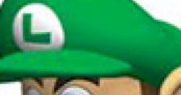 Luigi from Mario Golf 64 wearing his signature green cap, showcasing his cheerful expression and iconic mustache.