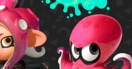 Octoling characters from Splatoon 2: Octo Expansion showcasing vibrant colors and fun design elements in a dynamic background.