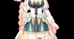 Ceres Fauna from Hololive EN in a beautiful outfit with floral details, showcasing her enchanting character design.