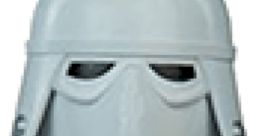 Snowtrooper helmet from Star Wars Jedi Knight - Jedi Academy, showcasing the iconic design and details of this character.