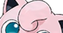 Jigglypuff from Pokemon Snap, featuring its signature pink color and big blue eyes, ready for a photo opportunity.