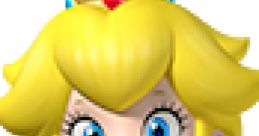 Princess Peach from Super Mario 64 with her iconic blonde hair, crown, and pink dress, embodying the classic video game character.