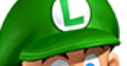 Luigi from Mario Party 2, wearing a green hat with an "L," showcasing his cheerful expression.