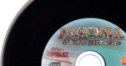 Deponia: Il Giorno del Giudizio colonna sonora CD featuring colorful artwork and playful character design.