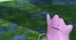 Ditto character from Pokémon Snap, showcasing its unique transformation abilities in a vibrant, natural setting.