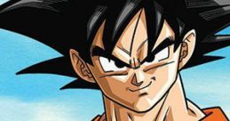 Son Goku from Dragon Ball, in IMITADOR Remasterizado style, showcasing his iconic orange outfit and fierce expression.