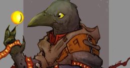 Hiccup: A Kenku Warlock (D&D) for Hiccup, a kenku warlock in D&D 5e.