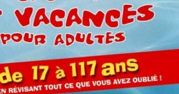 Cahier de Vacances pour Adultes - Video Game Video game from Cahier de Vacances pour Adultes for DS. Published by Mindscape