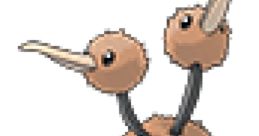 Doduo from Pokémon Snap, featuring its distinctive double heads and spirited pose, perfect for capturing in the game.