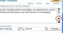 Google Translate English Type your text and hear it in the voice of Google Translate English by itzultrascout.
