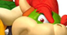 Bowser's fierce expression from Mario Party 3, showcasing his iconic spiked shell and sharp teeth ready for competition.