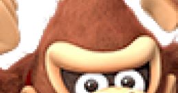 Cheerful Donkey Kong character from Mario Party 3 with a wide smile, showcasing his playful and adventurous personality.