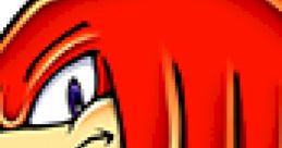 Close-up of Knuckles from Sonic Adventure 2, showcasing his iconic red fur and determined expression.