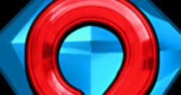 Bold red number 2 over a blue gem background, representing the game Bejeweled 2 Voice and its vibrant design elements.