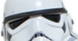 Close-up of a Stormtrooper helmet from Star Wars, showcasing its iconic design and glossy finish. Perfect for collectors.