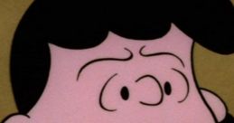 Lucy Van Pelt expresses frustration with a dramatic expression, showcasing her iconic character from the 1974-77 series.