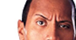 Close-up of Dwayne "The Rock" Johnson showcasing his intense expression and muscular physique, a symbol of strength and determination.