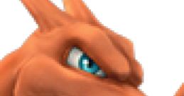 Intense Charizard roar in Super Smash Bros. Brawl, showcasing its fierce expression and iconic design.