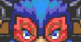 Character portrait of a prominent figure from Star Fox 2, showcasing vibrant pixel art design and unique features.