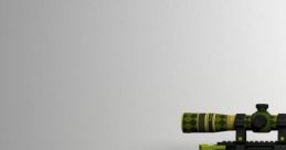 Awp sniper rifle featuring intricate designs and vibrant green accents, ideal for gaming enthusiasts and collectors.