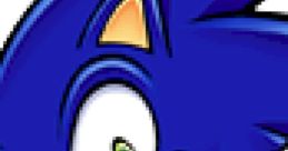 Sonic the Hedgehog in classic pose from Sonic Adventure 2, showcasing his iconic blue color and confident expression.