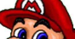 Classic Mario character with red cap and mustache, featured in Mario's Game Gallery, exuding nostalgic charm.