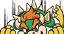 Bowser's dynamic pose in Mario Pinball Land, showcasing his iconic spiked shell and fierce expression.