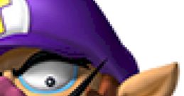 Waluigi from Mario Kart DS showcasing his mischievous expression and iconic purple attire. Perfect for gaming enthusiasts!