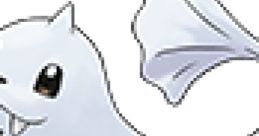 Dewgong from Pokémon Puzzle League, a playful ice-type Pokémon with a sleek white body and elegant fins.