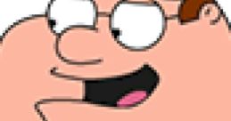 Peter Griffin, iconic character from Family Guy Season 4, showcasing his signature smile and quirky personality.