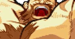 Zangief from Marvel vs. Capcom showing his iconic pose with powerful muscles and an intense expression.