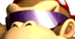 Funky Kong from Mario Kart Wii, sporting sunglasses and a red polka dot bandana, showcases his iconic big grin.