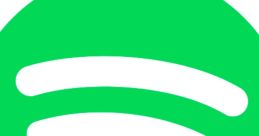 Spotify logo in vibrant green, symbolizing music streaming and digital playlists for music lovers worldwide.