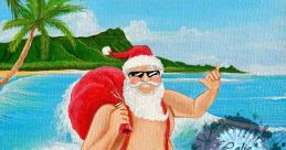 Surfer Santa Terry cues