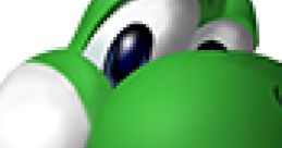 Yoshi smiles joyfully, showcasing his iconic green color, from Mario Party 4, a beloved Nintendo game character.